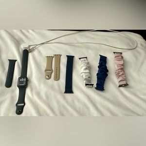 Apple iWatch. 1st Gen SERIES 1. Original band (2 sizes), charger, extra bands